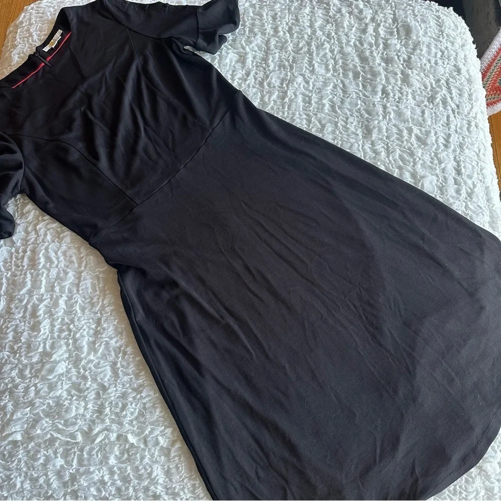 Boden Alexis Jersey Flutter Sleeve Dress 12L - Picture 9 of 14